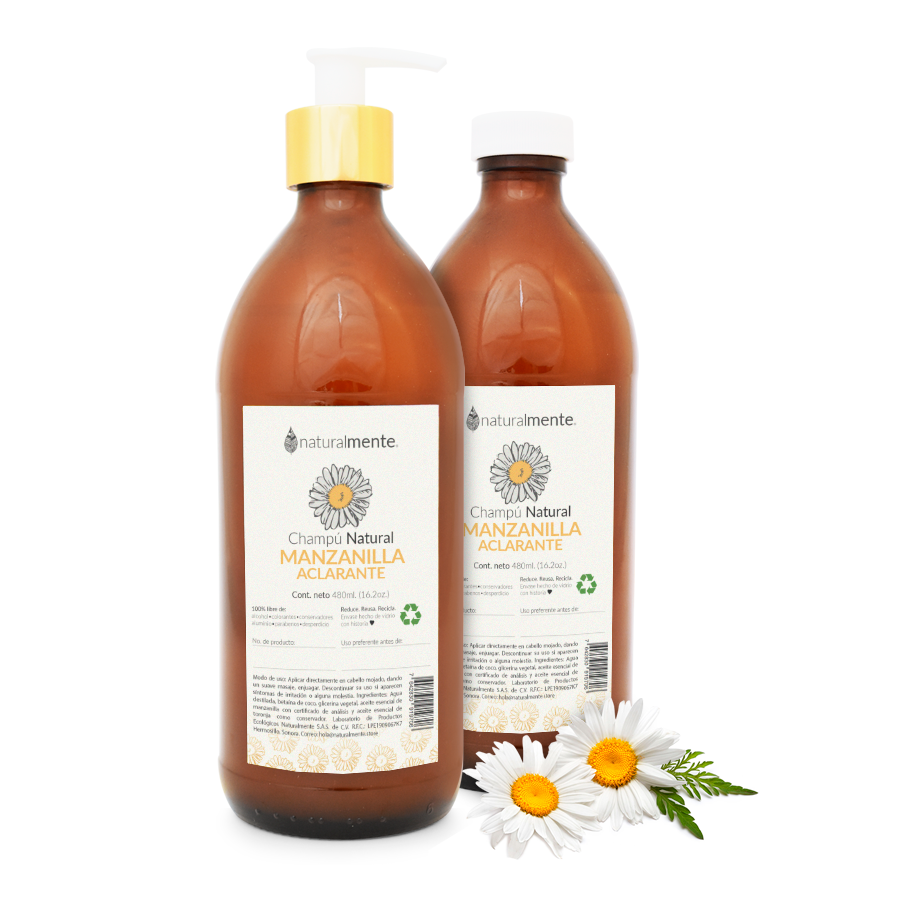 FAMILIA NATURAL Champú Natural Infantil - Manzanilla 480 mL.