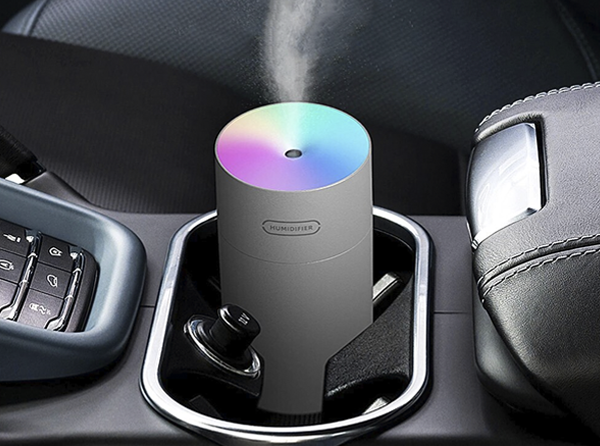 HEALTH DROP Difusor de Aceites Esenciales con Filtro para Auto - LED - 270 mL.