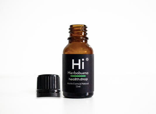 HEALTH DROP AROMATERAPIA - Aceite Esencial Natural - Hierbabuena (Mentha spicata) 15 mL.
