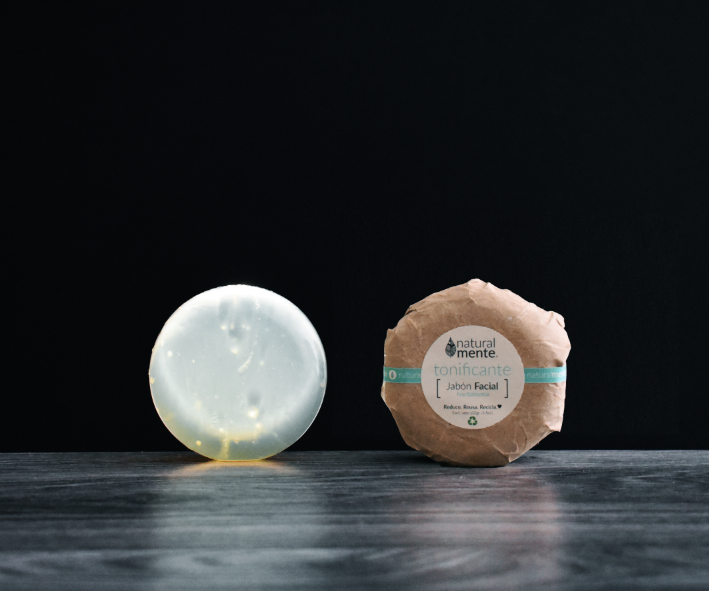 NATURALMENTE Jabón Facial Tonificante Hierbabuena 85 gr