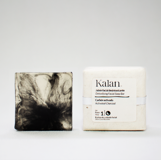 KALAN Jabón Facial Desintoxicante - Carbón Activado 60gr.