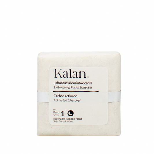 KALAN Jabón Facial Desintoxicante - Carbón Activado 60gr.