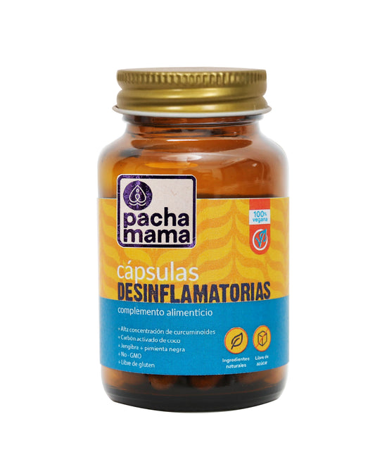 PACHAMAMA - Cápsulas Desinflamatorias - 500mg - 30 Cápsulas Vegetales