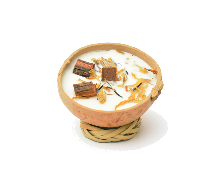 HEALTH DROP Vela Vegana de Cera de Soya - Palo Santo 1 Pieza