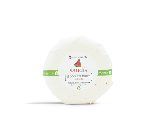 FAMILIA NATURAL Jabón Natural Infantil en Barra - Sandía 100 gr.