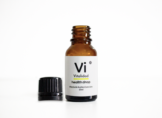 HEALTH DROP AROMATERAPIA - Mezcla de Aceites Esenciales - Vitalidad 15 mL.