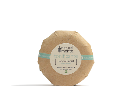 NATURALMENTE Jabón Facial Tonificante Hierbabuena 85 gr
