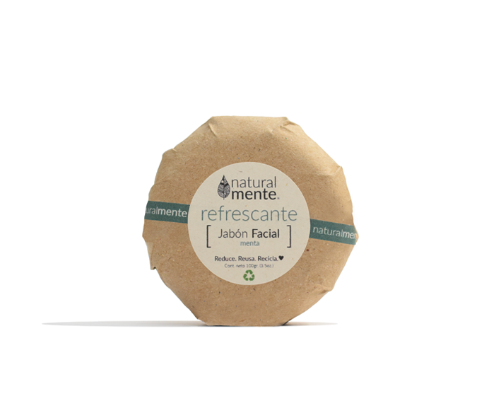NATURALMENTE Jabón Facial Refrescante Menta 85 gr.