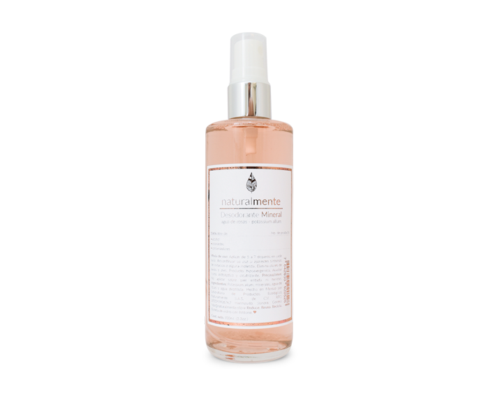 Mineral Deodorant + Rose Water