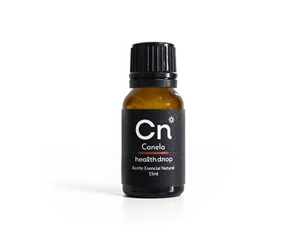 HEALTH DROP AROMATERAPIA - Aceite Esencial Natural - Canela (Cinnamomum zeylanicum) 15 mL.