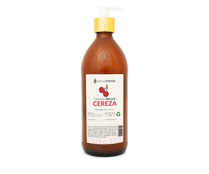 FAMILIA NATURAL Champú Natural Infantil - Cereza 480 mL.