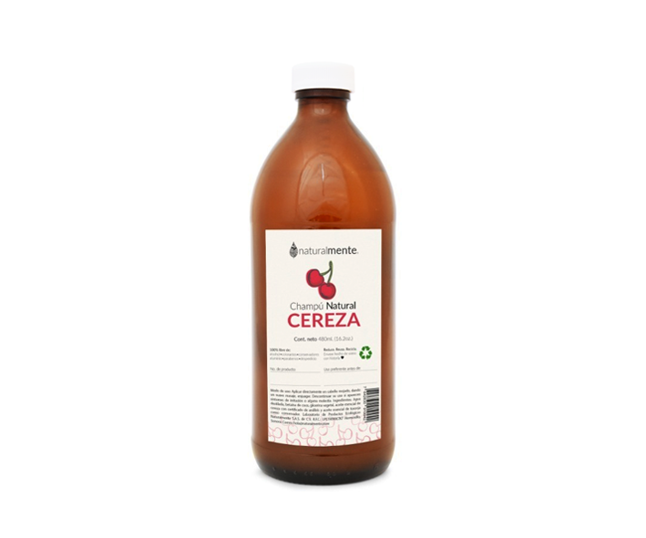 FAMILIA NATURAL Champú Natural Infantil - Cereza 480 mL.