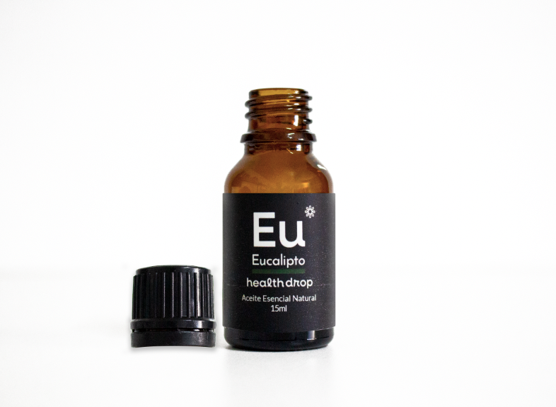 HEALTH DROP AROMATERAPIA - Aceite Esencial Natural - Eucalípto (Eucalyptus globulus) 15 mL.