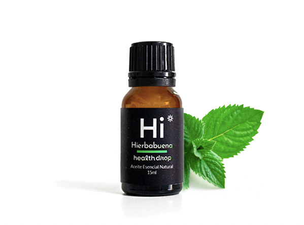 HEALTH DROP AROMATERAPIA - Aceite Esencial Natural - Hierbabuena (Mentha spicata) 15 mL.