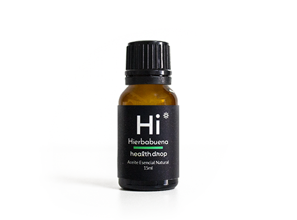 HEALTH DROP AROMATERAPIA - Aceite Esencial Natural - Hierbabuena (Mentha spicata) 15 mL.