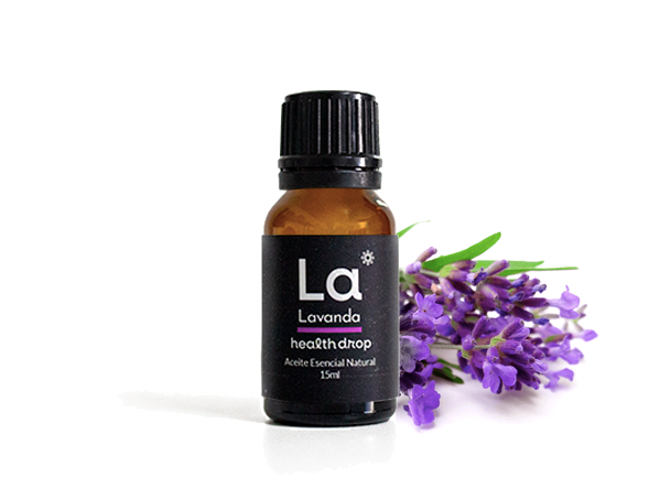 HEALTH DROP AROMATERAPIA - Aceite Esencial Natural - Lavanda (Lavandula angustifolia) 15 mL.15 ML.