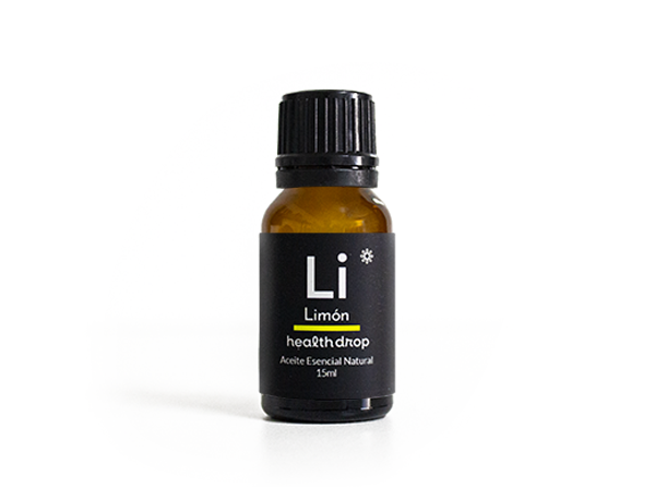 HEALTH DROP AROMATERAPIA - Aceite Esencial Natural - Limón (Citrus limonum) 15 mL.