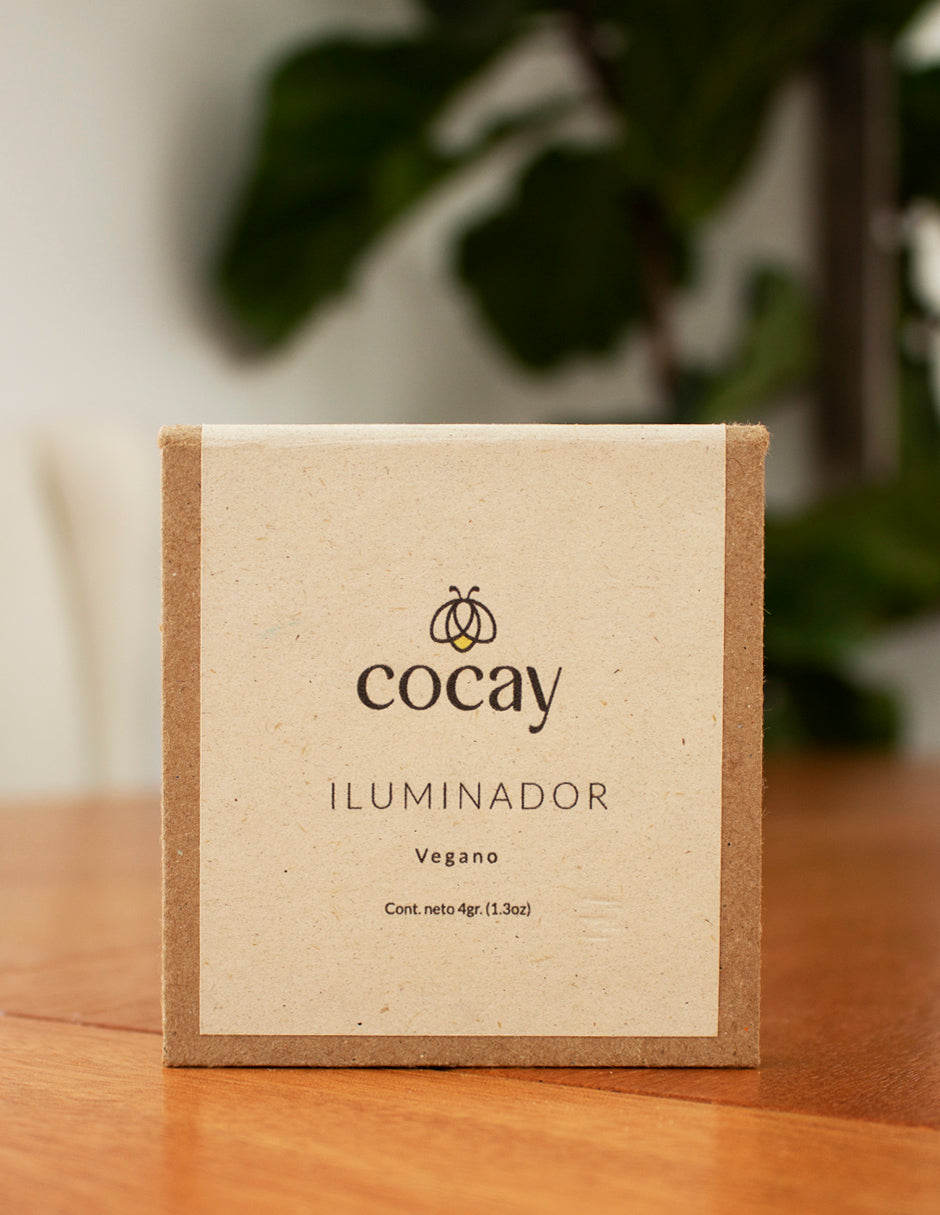 COCAY Bronzer Vegano Natural - Contenedor Ecológico de Cartón