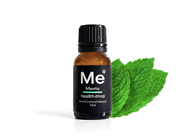 HEALTH DROP AROMATERAPIA - Aceite Esencial Natural - Menta (Mentha x piperita) 15 mL.