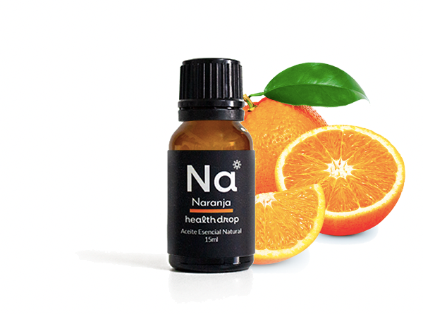 HEALTH DROP AROMATERAPIA - Aceite Esencial Natural - Naranja (Citrus aurantium dulcis) 15 mL.