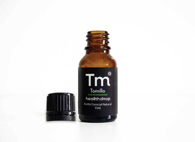 HEALTH DROP AROMATERAPIA - Aceite Esencial Natural - Tomillo (Thymus zygis) 15 mL.