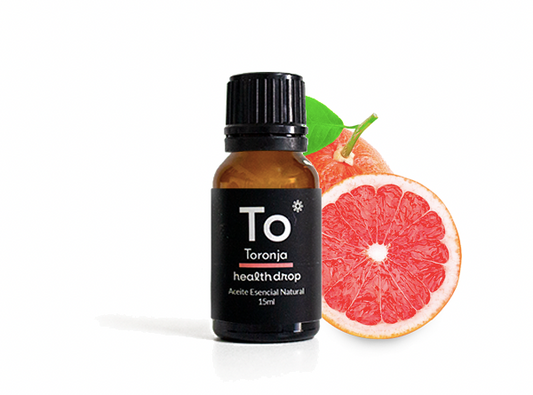 HEALTH DROP AROMATERAPIA - Aceite Esencial Natural - Toronja (Citrus paradisii) 15 mL.